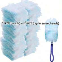 Disposable Anti-Static Dusting Cloth, Thickened Dusting Cloth Pad For Electronic Products, Back To School Dorm Cleaning Supplies, Suitable For Office Desk, Keyboard, Car, Bedroom And Kitchen, Furniture, Blinds And Ceiling Fan Easy Cleaning, Cleaning Accessory Without Handle (Handle Not Included) - Multiple Styles - View 12