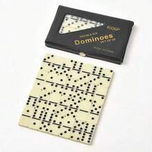 Set Domino Double Six, 28 Buah Permainan Papan Klasik dengan Kotak Penyimpanan Portabel, Ubin Domino Tahan Lama, Cocok untuk Permainan Strategi di Atas Meja, Permainan Papan Keluarga Tradisional, Aktivitas Pesta Interaktif, Hadiah Hiburan Kreatif untuk Teman dan Acara Kumpul-kumpul - MultiWarna - View 12