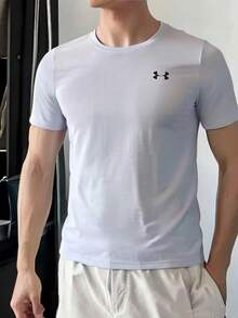 Under Armour Men's New Summer Comfortable Breathable Training Fitness T-Shirt - Grey - View 2
