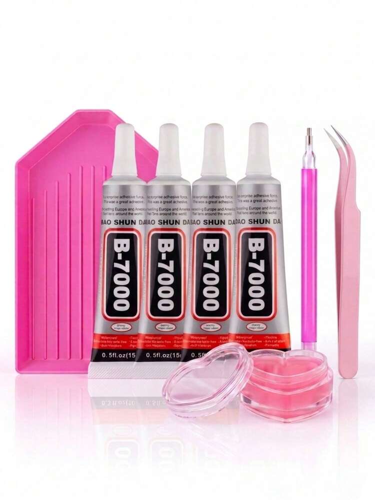 ZUI DREAM Kit Hiasan Berlian Imitasi untuk Seni Berlian DIY, 48 Warna Berlian Imitasi Resin Jelly Y2K Flatback 3mm dengan Lem B7000 & Peralatan, Hadiah Kerajinan - batu permata imitasi - View 5