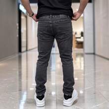 Men Jeans - 黑色大理石 - 查看 3