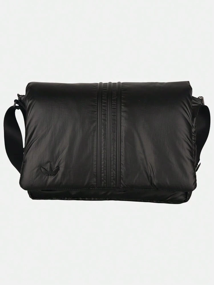 Adidas Originals Unisex PUFFY MSG BAG Outdoor Sports Shoulder Bag KW1274 - Black - View 1