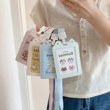 Cute Cartoon Cat Neck Lanyard Card Holder, Student Meal Card Campus Card Holder, Office Badge Long Rope Card Holder - Multicolor - View 4