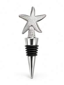2pcs/5 Styles Decorative Wine Bottle Stoppers, Elegant Heart & Star Design, Suitable For Beverage Bottles, Home Dining, Birthday Parties & Gatherings - Multicolor - View 11