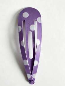 10/5/3/2/1pc Giant Oversized Polka Dot Pattern Hair Clip Pink Bag Clothing Funny Decorative Quirky Hair Accessory - Multicolor - View 29