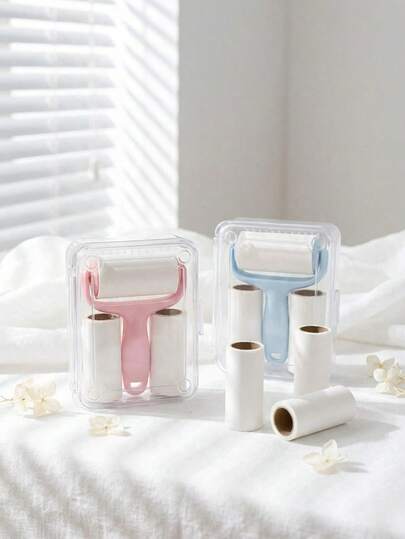 1pc, Reusable Multi-Functional Lint Remover, Peel-Off Lint Roller Set, Mini Portable Lint Roller, Strong Adhesion Lint Remover. It's A Must-Have For Travel, Back To School, And Dorm Life. Lint Remover For Beds, Pets, Clothes, Carpets, And Car Seats.