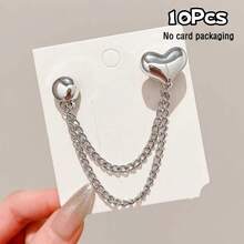 1/2/10pcs Adjustable Magnetic Pants Clips And Sleeve Clips, Suitable For Thin Clothing, Detachable Hem Clips For Pants And T-Shirts, Strong Magnetic Clips - Multicolor - View 18