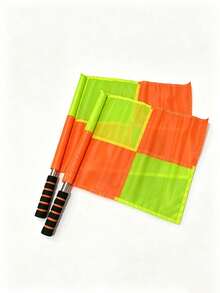 2pcs Outdoor Sports Event Referee Flags/Football Referee Sideline Flags/Football Referee Hand Flags/Football Referee Signal Flags - Multicolor - View 13