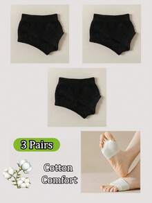 1/3/4 Pairs Bikini Cotton Split Toe Socks, Summer Thin Half-Palm Invisible Two-Toe Socks, Matching Flip-Flops - Multicolor - View 39