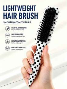 1-4pcs Set Hair Brush Beard Brush Unisex Styling Brush PP Material Fragrance-Free Edge Brush Suitable For Thick Hair Create Smooth Ponytail Bun Smooth Frizz Control Hairline Backcombing And Voluminous Styling Travel Essential Cruise Essential Holiday Essential Also Gift For Women Bridesmaid Gift Wedding Gift Teacher Gift Summer New Style - Multi-color 4 - View 5
