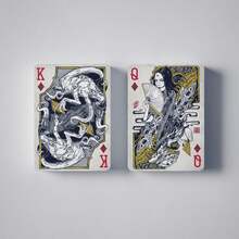 Vintage Gothic Style Playing Cards, YFOPEN Egyptian Bastet Black Cat Star Moon Totem Art Paper Cards - Multicolor - View 8