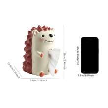 1PC Cute Hedgehog Tissue Box, Versatile For Living Room, Office, Study Desk, Exquisite Healing Small Gift, Thoughtful Practical Housewarming Gift - View 4
