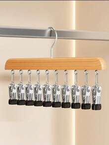 8-Cap Capacity Hat Storage Rack, Multi-Function Hat Stand With Hooks For Storing Hats, Ties, Belts, Scarves, Wall-Mounted Hat Display Rack, Towel Storage Rack, Portable Travel Hanging Rack, Suitable For Home, School, Hotel - Multicolor - View 10
