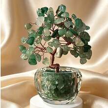 1PC Acrylic Flat Simulated Craft, New Small Green Crystal Tree Decoration, Christmas Table Decoration Gift, Home Decor, Kitchen Decor, Room Decor, Party Decor, Decorative Craft, Desk Ornament, Tabletop Decoration - 1PC - View 5