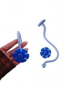 1pc Washing Machine Flower Vent Clips, Suitable For Home Use, Detachable Support Frame For Drum Washing Machine, Magnetic Adsorption, Can Be Used As Door Stopper, Decoration Or Washing Machine Door Support, Home Decor And Accessories - Multicolor - View 12