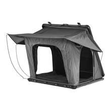 Rooftop Tent Hard Shell, 2-3 Person Aluminum Roof Top Tent Hardshell With Tri-Color LED Light, Thick Mattress & 1 Window, Waterproof Windproof Overland Camping Car Roof Rack For Jee P SUV Pickup - A - View 6
