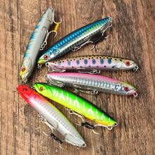 Set Umpan Pensil Tenggelam 6 Buah, Umpan Keras Bergetar untuk Lemparan Jauh, Cocok untuk Air Tawar dan Air Asin, untuk Ikan Bass dan Ikan Kakap Laut - MultiWarna - View 3