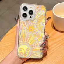 Space Case klare Sonnenschein-Muster TPU stoßfeste Vollschutz Präzisionshülle für Apple iPhone6/ 7/ 8/ X/ Xs/ Xr/ Xs Max/ 11/ 12/ 13/ 14/ 15/ 16Pro - Transparent - Übersicht 1