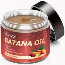 Hllozzi 100g Batana Oil Cream Hair Mask – Non-Greasy, Easily Absorbed Brown Cream. Deeply Moisturizes And Nourishes Roots & Ends. For All Dry Hair. - Brahmi Oil - View 13
