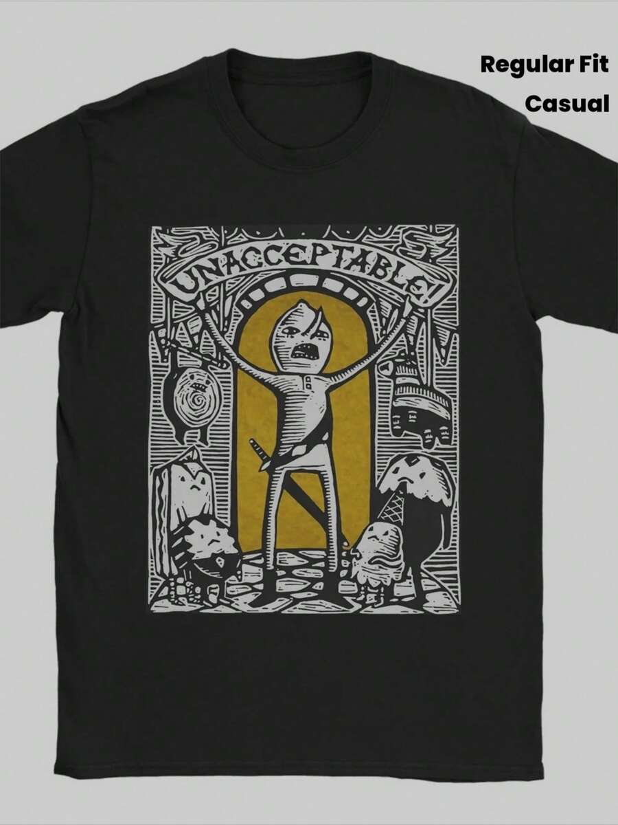 Men T-Shirts - 黑色 - 查看 1