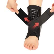 1pc Ankle Brace Support With Elastic Adjustable Lace Up Ankle Support For Men & Women - Multicolor - View 3