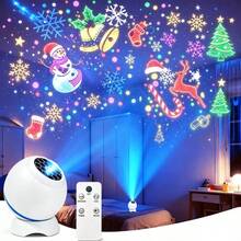 1 buah Lampu Proyeksi Pola Natal Halloween, Lampu Pesta Liburan, Berputar 360°, Cocok untuk Kamar Tidur, Ruang Tamu, Langit-langit dan Dinding Asrama, Dekorasi Suasana Langit Berbintang, Hadiah Ulang Tahun, Bertenaga USB - lampu proyeksi - View 8