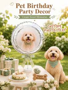 Customizable Photo Balloons - Personalized Photo Decor, Suitable For Birthdays, Weddings, Graduations And Anniversaries - No Power Required, Multiple Colors Available; Perfect For Photography, Party Supplies, Holiday Decor And Event Planning - Multicolor - View 6