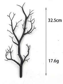 2pcs Gothic Black Rose Vine Garland, Dark Academia Style Wall Decor, Halloween Room Hanging Decoration, Artificial Flower Vine, Suitable For Bedroom, Party, Home Decor - Multicolor - View 14