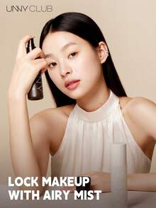 UNNY CLUB Setting Spray Makeup, Tahan Lama 24 Jam, Mengontrol Minyak & Melembapkan, Anti Luntur, Untuk Kulit Berminyak, 100ml, Merek Kosmetik Kecantikan Makeup - hitam - View 2