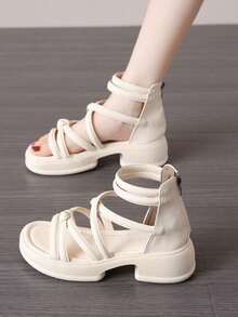 Women Platforms & Wedge Sandals - Blanco - Ver 13