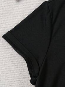 Women T-Shirts - Black - View 4