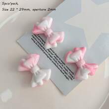 Acrylic Dual Color Gradient Layered Music Bow DIY Mobile Phone Chain Bracelet Hair Clip Hair Accessory Material Loose Bead Jewelry - Multicolor - View 23