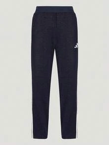 Adidas Men's ST 3ST DENIM PT Sports Knit Long Pants KR2523 - Blue - View 4