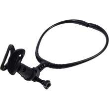 Hands-Free Neck-Mounted Microphone Stand, Lightweight Detachable Microphone Holder With Adjustable Clip, Durable ABS Material, Suitable For Musical Instrument Accessories, Music Class, Party, Stage Performance, Ideal For Stage Performers, Speakers And Musicians - Black - Neck Strap Stand - View 12