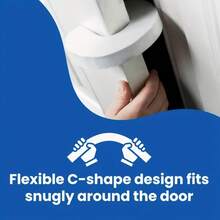 YITAPE Kids Door Stoppers 16pcs Door Guard Anti-Pinch Protection Door Protector Baby Finger Guard Foam Children Door Lock Wide Pet Protection - A - View 3