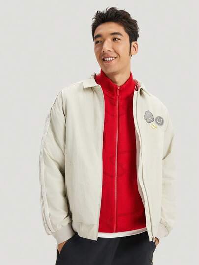 Adidas Men's NYR 3S WV JKT Woven Collarless Jacket KE4058