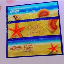 50 Sheets A6(4.1 X 5.8 Inches) Size Star Transparent Holographic Laminate Sheets, Self-Adhesive Waterproof Vinyl Sticker Paper For DIY Crafts - Star - View 8