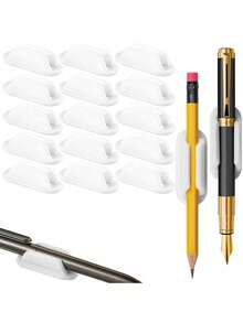 1pc Silicone Self-Adhesive Pen Holder, Can Be Used To Organize Markers On Desk, Notebook, Wall Or Clipboard, Reusable, Suitable For Teachers, Applicable For Classroom, Office And School - Multicolor - View 13