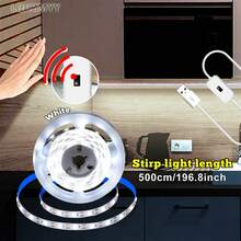 LQHZMYY 1pc Gesture Sensor LED Light Strip, With Hand Sweep Sensor Switch, No Touch Required, Gesture Wave To Light Up, Suitable For Kitchen Cabinet Lighting, Wardrobe Closet Sewing Machine Fill Light, Live Streaming Mirror Background TV Background Fill Light, Space Main Image, Christmas Holiday Decoration - Touchless Sensor - View 23