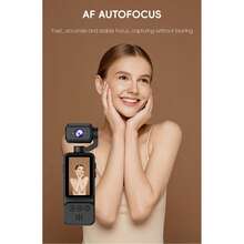 Kamera Digital Genggam Portabel, Zoom Digital 16x, Perekaman Video 4K, Lensa Berputar 180°, Dengan Flash, Mendukung Pemotretan Malam, Autofokus, Mode Lanskap/Potret, Dilengkapi Kartu SD 64GB, Baterai 2000mAh - View 5
