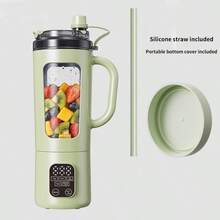 Portable Juice Cup, Multi-Function Large Capacity Fruit & Vegetable Blender Cup, Milkshake Cup, Fresh Blending Anytime Anywhere! Easy To Clean, Multiple Colors Available. Battery Capacity: 1500mAh - Multicolor - View 15