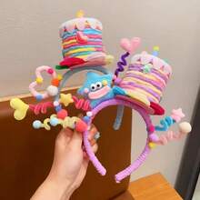 Twist Tie Handmade Headband Finished Product Birthday Hat Home Photography Prop Creative Headband Hair Clip - View 5