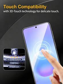 4片裝 Galaxy 螢幕保護貼－ Galaxy A57 5G 隱私防窺鋼化玻璃螢幕保護貼，9H 硬度，黑色，防氣泡、防刮 - 黑色 - 查看 6