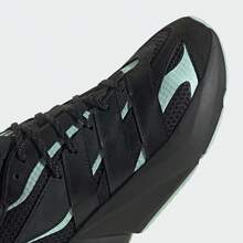 Adidas Spring/Summer Mesh Running Shoes Unisex Fitness Training Casual Running Shoes JR1058 - Black // Frozen Green - View 8