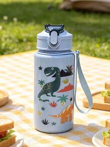 16.91oz Straw Cup, Best Gift For Girlfriend, Family, Best Friend, Suitable For Back To School Season, Outdoor And Home Water Bottle Cup, Portable Cup For Camping, Halloween, Mug, Gift, Autumn, Christmas Gift, Cup - Multicolor - View 3