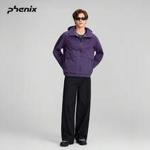 +Phenix Phoenix Outdoor 3L Softshell Jacket 2025FW Sports Windproof Waterproof Functional Woven Jacket - Dark Purple - View 3