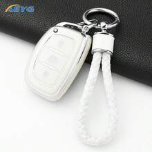 Smart Key Fob Cover, Keyless Remote Key Protector Compatible With Hyunda IX35, IX45, I10, I30, I40, Tucson, Santa Fe, Rena, Sonata, Elantra, Creta - Modern A-type - View 8