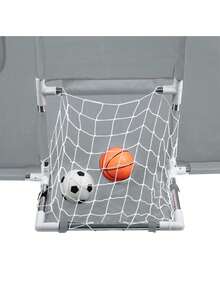 Corralito para Bebé, Corral de Gimnasio y Juegos Infantil, y Divertido, Área de Actividades Plegable y Portátil, Ideal para Estimulación y Entretenimiento en Casa - Gris Claro - Ver 3