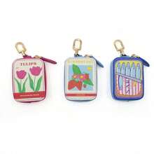 Fashion UV Printed Mini Keychain Bag Accessory Charm, Creative Printed Cartoon Coin Purse - Multicolor - View 6