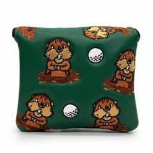 Set Pelindung Kepala Stik Golf, Pelindung Kepala Driver, Fairway, dan Hybrid dengan Motif Kartun Lucu, Sarung Pelindung Rajut Lembut dan Elastis untuk Wood, Aksesori Golf Universal - Bunga - View 4